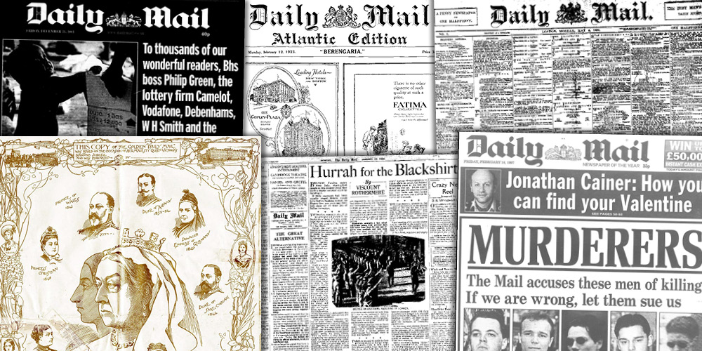 Various source media. Daily Mail Historical Archive, 1896–2016!''