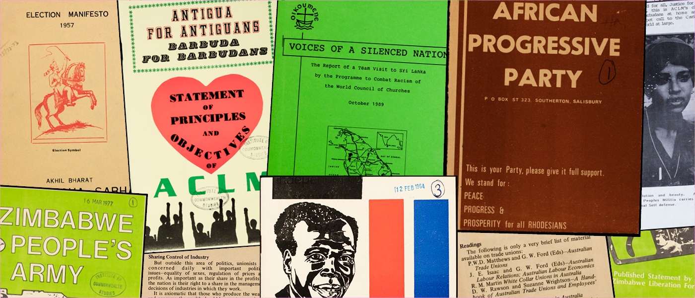 Images from Political Pamphlets from the Institute of Commonwealth Studies, Senate House Library!''